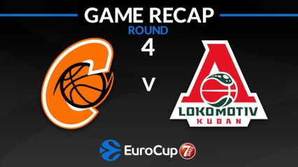 7Days EuroCup Highlights Regular Season, Round 4: Cedevita 81-85 Lokomotiv