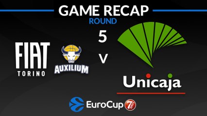 7Days EuroCup Highlights Regular Season, Round 5: Fiat Turin 104-105 Unicaja