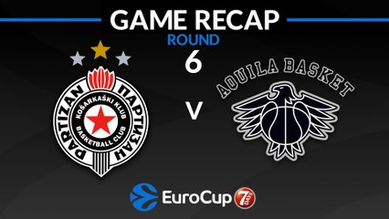 7Days EuroCup Highlights Regular Season, Round 6: Partizan 76-71 Trento