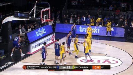 RS Round 8 Highlights: Efes 90-77 Maccabi
