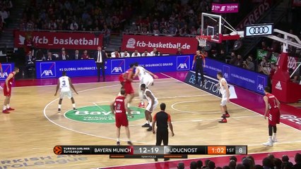 EuroLeague 2018-19 Highlights Regular Season Round 15 video: Bayern 93-88 Buducnost