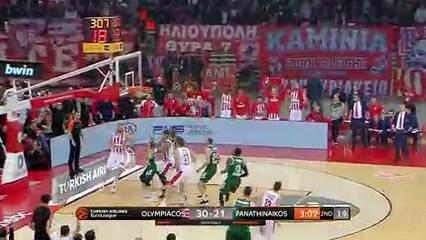 EuroLeague 2018-19 Highlights Regular Season Round 16 video: Olympiacos 79-65 Panathinaikos 	 