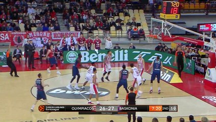 EuroLeague 2018-19 Highlights Regular Season Round 17 video: Olympiacos 91-87 Baskonia