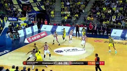EuroLeague 2018-19 Highlights Regular Season Round 20 video: Fenerbahce 90-75 Olympiacos