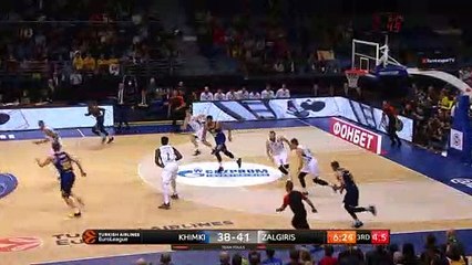 EuroLeague 2018-19 Highlights Regular Season Round 21 video: Khimki 74-64 Zalgiris
