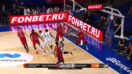 EuroLeague 2018-19 Highlights Regular Season Round 21 video: CSKA 99-69 Buducnost