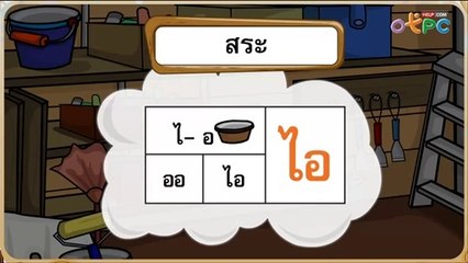 สื่อการเรียนการสอน การอ่านแจกลูกและสะกดคำ สระไอ ไม้มลาย ป.1 ภาษาไทย