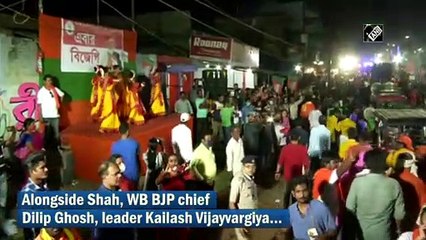 Watch Bjp S Show Of Strength In Bengal During Amit Shah S Roadshow Deccan Herald