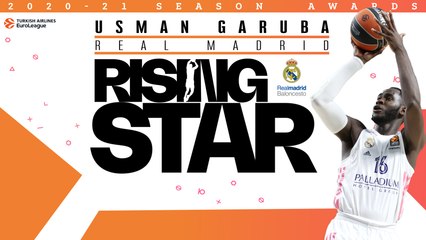 Rising Star Trophy winner: Usman Garuba, Real Madrid