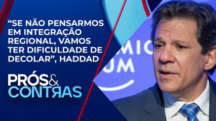 Em Davos, Haddad defende integração dos países da América Latina