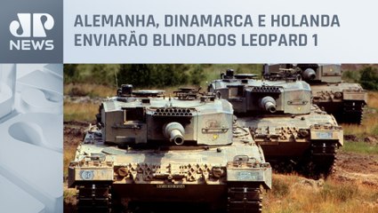 Europeus anunciam envio de mais de 100 tanques à Ucrânia