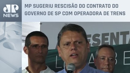 Tarcísio rebate MP e defende a manutenção do contrato da Via Mobilidade mesmo após falhas nos trens