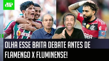‘Isso é uma vergonha! O Flamengo hoje contra o Fluminense tem que…’: Olha esse debate