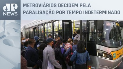 População de SP sofre para chegar no trabalho com ônibus lotados durante greve do metrô