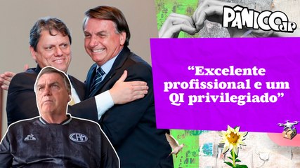 Bolsonaro elogia início de mandato de Tarcísio em SP: ‘Faz muito bom trabalho’