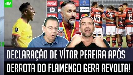 ‘Não é possível que o Vítor Pereira pense assim! O que ele falou para mim é…’: Debate sobre Flamengo