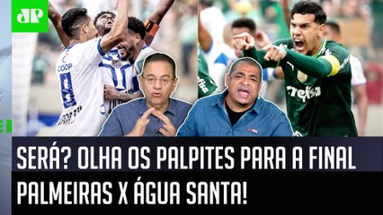 ‘Para mim, o Palmeiras contra o Água Santa vai…’: Olha os palpites para a final do Paulistão