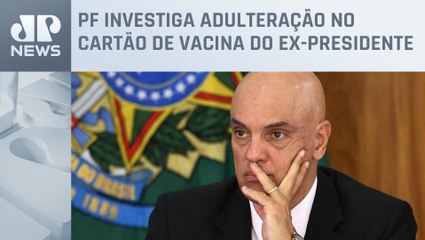 Moraes tira sigilo de ação da PF contra Bolsonaro