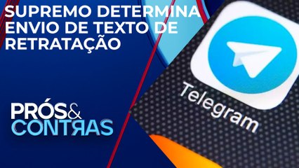 Moraes determina que Telegram envie nova mensagem aos usuários