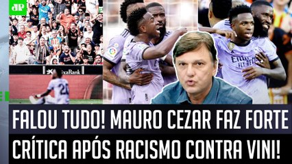 ‘O Vinicius Júnior fez até pouco para esse bando de racistas, imundos’: Mauro Cezar fala tudo