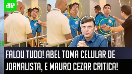 ‘Não tem como justificar: o Abel Ferreira…’; Mauro Cezar critica episódio com celular de repórter