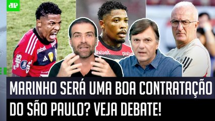 ‘Para mim, o Marinho no São Paulo pode, sim…’; veja debate sobre provável reforço junto ao Flamengo