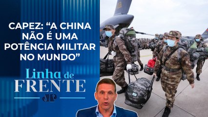 Militares chineses desembarcam no Brasil; comentaristas fazem debate pegar fogo