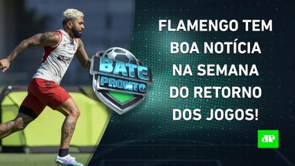 Flamengo conta com retorno de Gabigol; Palmeiras também tem boa notícia
