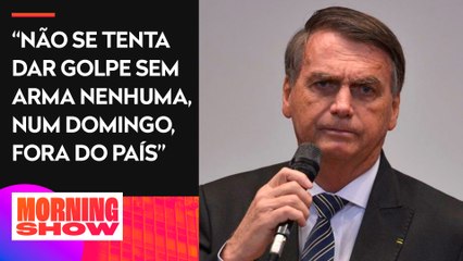Bolsonaro nega conhecer minuta no celular de Mauro Cid