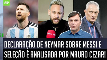 ‘O Neymar fala isso? Está sendo ingrato com o Tite’; Mauro Cezar é direto após declaração sobre Messi