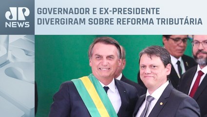 Bolsonaro se encontra com Tarcísio após reunião do PL