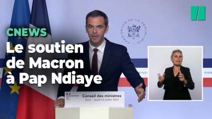 Pap Ndiaye critique CNews, Emmanuel Macron défend sa liberté d'expression  sans valider son propos