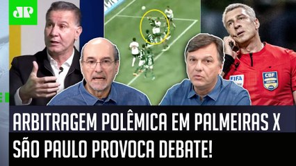 ‘Isso expõe ao ridículo até’: Arbitragem prejudica o São Paulo contra o Palmeiras e provoca debate