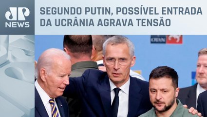 Apesar de cobrança de Zelensky, cúpula da Otan termina sem adesão da Ucrânia; Vilela analisa
