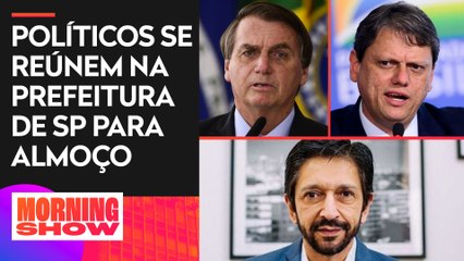 Bolsonaro, Tarcísio e Ricardo Nunes têm novo encontro nesta segunda