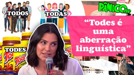 Professora Cíntia Chagas detona linguagem neutra