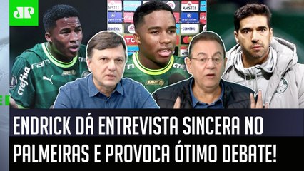 ‘Não tem jeito: para mim, seria melhor o Endrick…’; entrevista sincera no Palmeiras gera debate