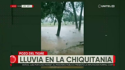Ingreso de un frente frío trajo lluvias a la Chiquitania