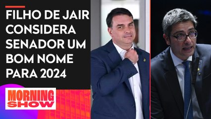 Flávio Bolsonaro diz que Carlos Portinho é seu favorito para o Rio de Janeiro
