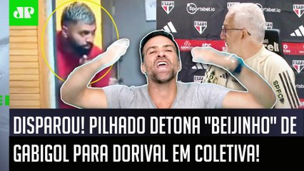 ‘O Gabigol foi mandar beijo para o Dorival, é uma afronta’: Pilhado detona Flamengo
