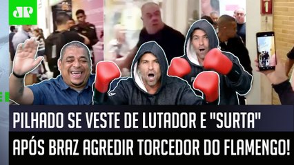 Pilhado tem surto histórico: ‘O Flamengo é uma zooonaaa’; Marcos Braz agride torcedor em shopping
