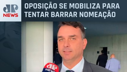 Flávio Bolsonaro sobre possível indicação de Dino ao STF: ‘Não tem votos suficientes para aprovação’