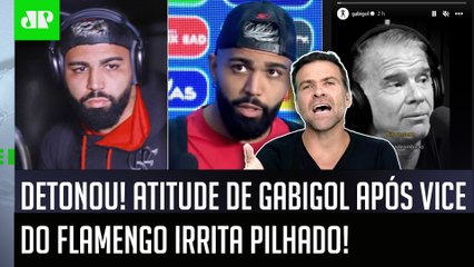 ‘É ridículo: O Gabigol agora…’; olha qual atitude foi detonada por Pilhado após vice do Flamengo