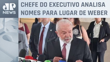 Lula nega angústia para escolha substituto de Weber no STF