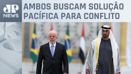 Lula e presidente dos Emirados Árabes conversam sobre guerra no Oriente Médio