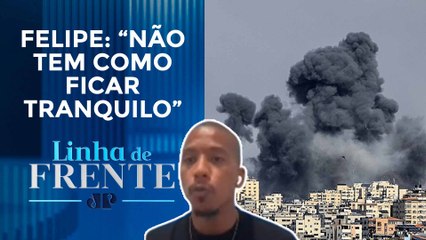 Jogador brasileiro relata momentos de tensão com o avanço da guerra em Gaza