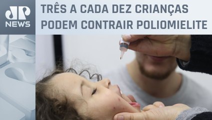 Médicos alertam para o retorno da paralisia infantil devido à baixa cobertura vacinal