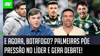 ‘Eu acho isso uma loucura: o Botafogo para mim…’; pressão no líder e caça do Palmeiras geram debate