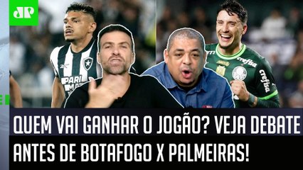 ‘Se o Botafogo perder para o Palmeiras hoje…’: Olha esse debate antes do jogaço