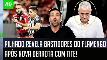 ‘Tenho a informação de que o Tite ontem no vestiário do Flamengo…’: Pilhado revela bastidores após derrota para o Santos